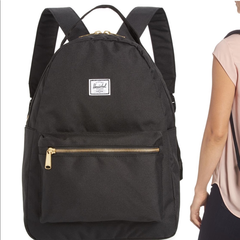 EUC black Herschel backpack
